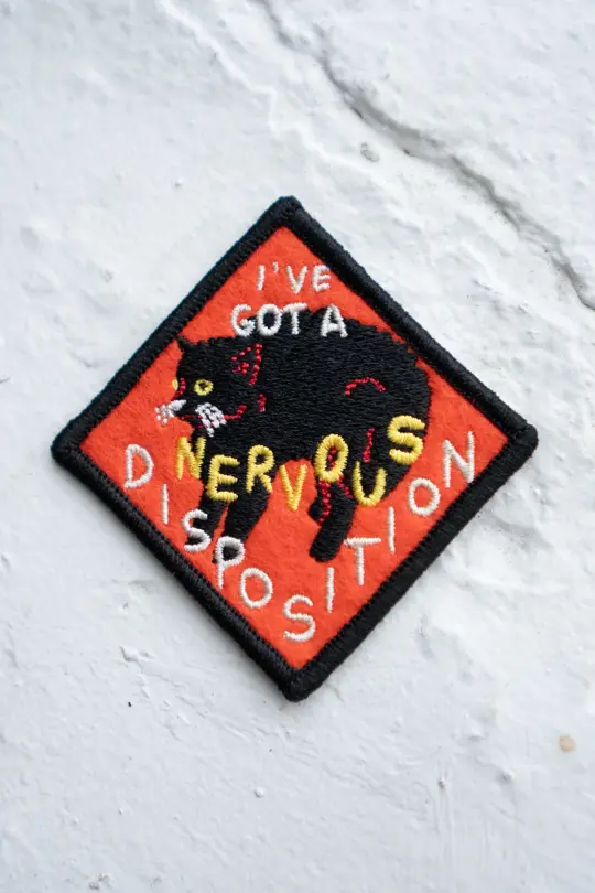 Nervous Disposition - Felt Sticky Patch