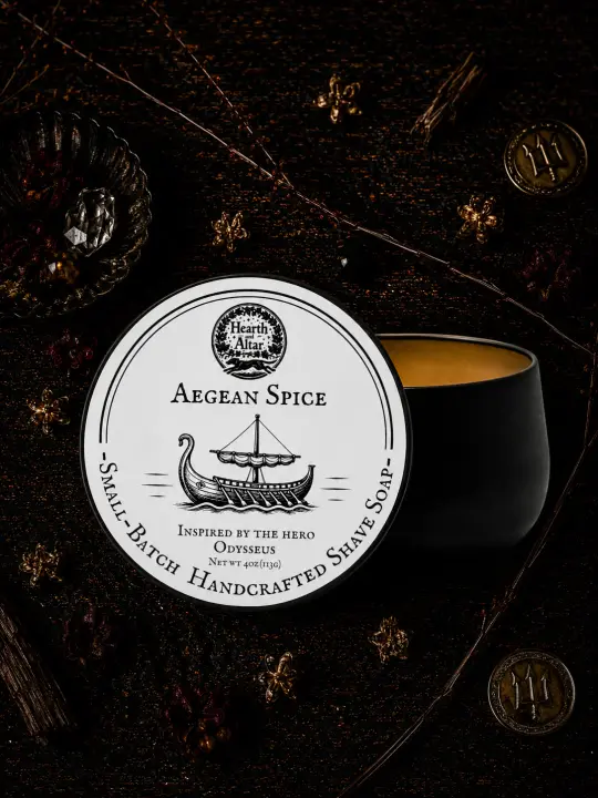 Aegean Spice- Shave Soap