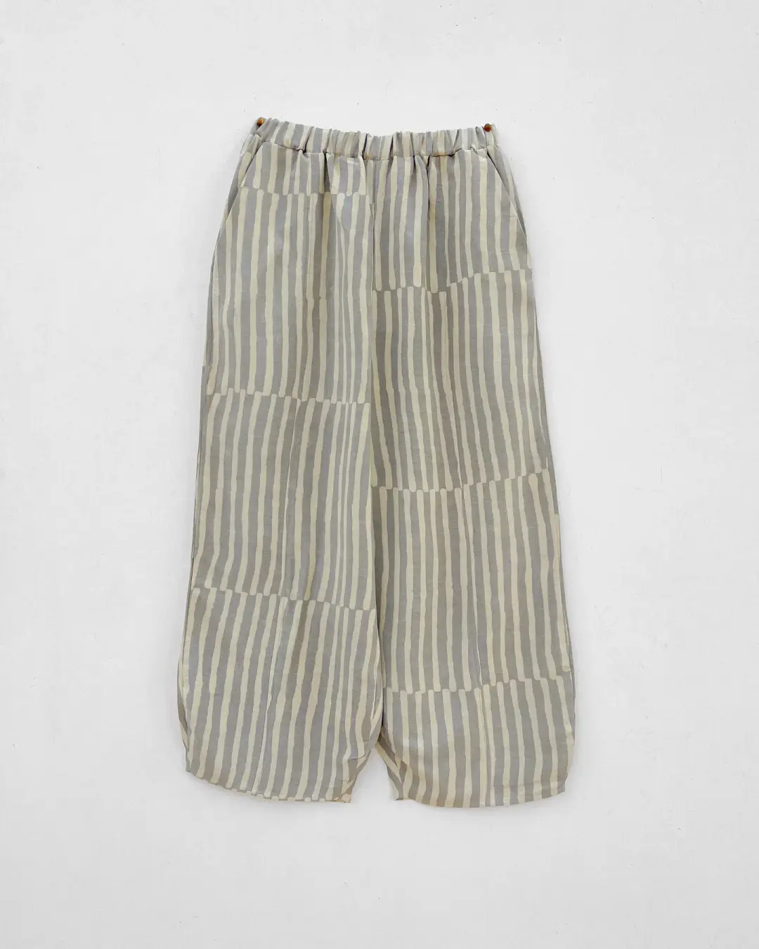 The Palace Pant in Silk Pompeii Stripe