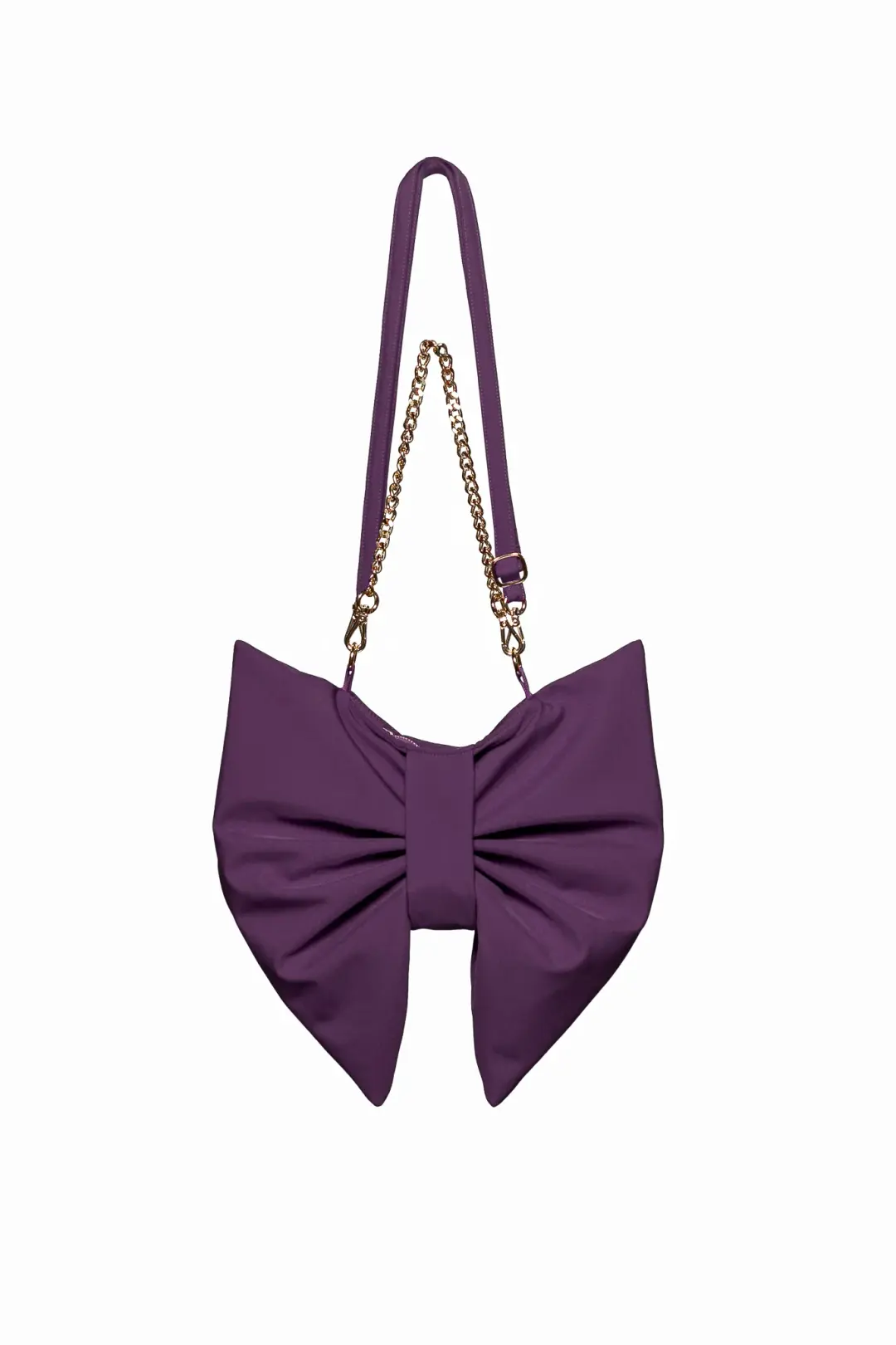 Bow Clutch Purse in Purple