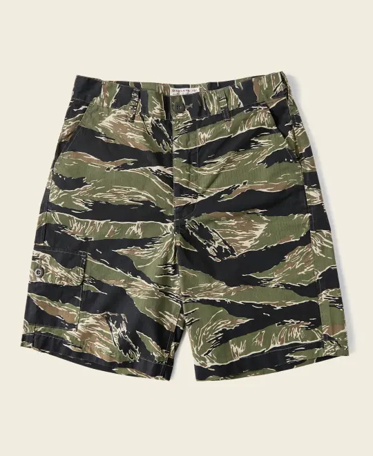 Vietnam War Tiger Camo Shorts