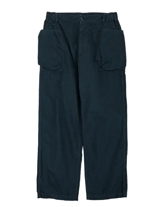Sage de Cret CO/HEMP High Density Wide Work Pants Navy