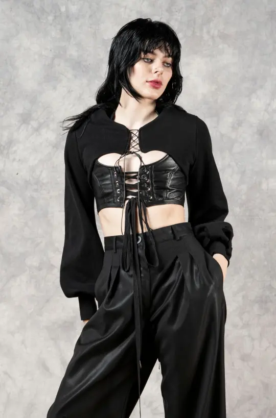 FW23 Regency Bralette in Leather (Limited Edition)