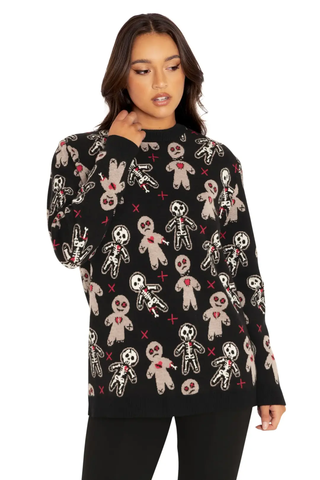 Gingerdead Men Oversized Knit Sweater