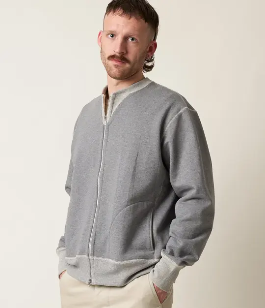 3S83 Loopwheeled Relaxed Fit Heavyweight Zip Jacket