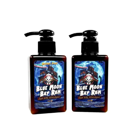 Blue Moon Bay Rum Star Jelly Aftershave | A Whole New Species of Aftershave! | A Celestial Twist on a Shaving Classic!