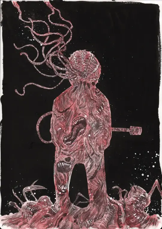THE THING ARTBOOK ORIGINAL ART