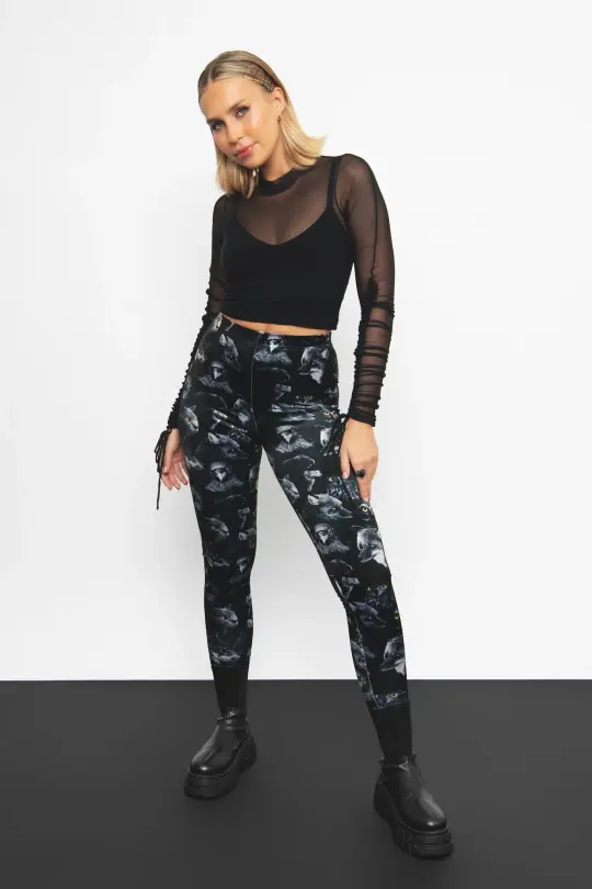 Familiars High Waisted Velvet Leggings