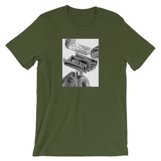 Vintage Safety Razor Advert Short-Sleeve Unisex T-Shirt