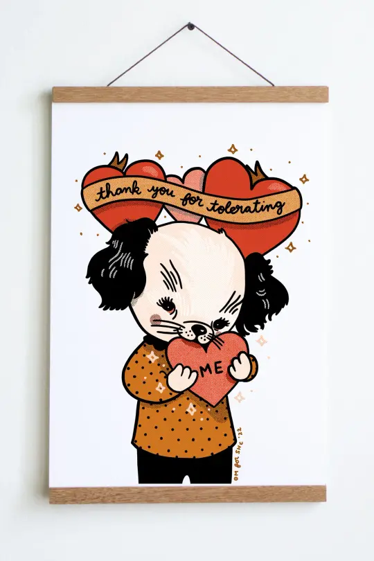 Tolerating Me Print