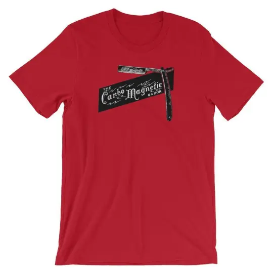 Carbo Magnetic Straight Razor 1906 Vintage Ad Short-Sleeve Unisex T-Shirt