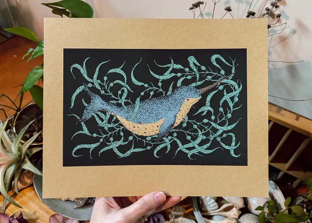 Narwhal Friend Print