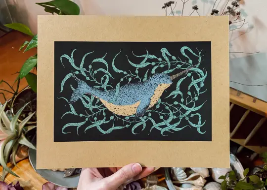 Narwhal Friend Print