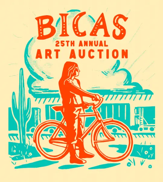 BICAS 25th Annual Art Auction Yellow T-Shirt - Unisex Fit