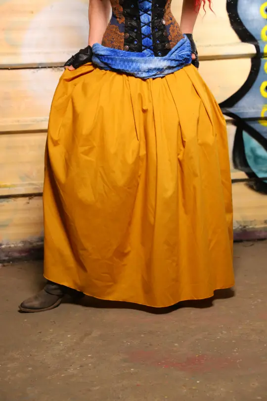 Tulip Skirt in Golden Rod Cotton - The Bucc Stops Here! Collection
