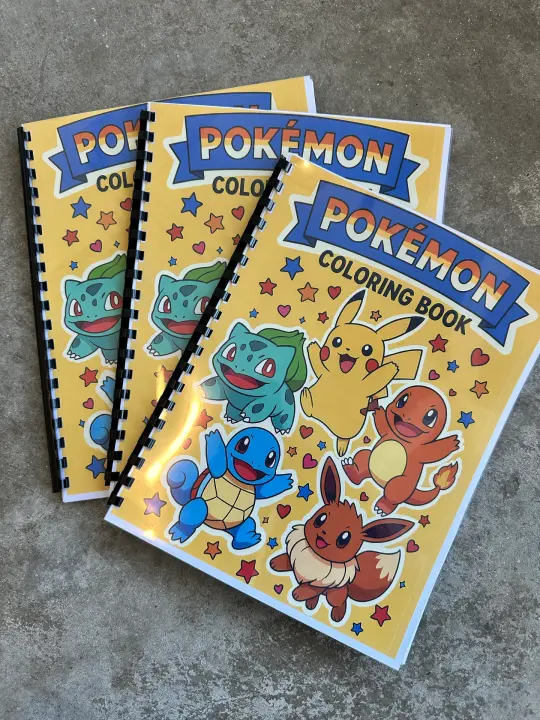 Pokémon Coloring Book – Hand-Drawn Fan Art for Trainers of All Ages