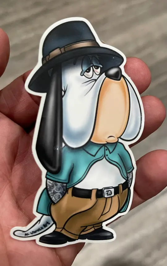 Droopy sticker