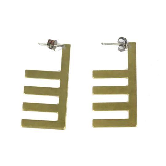 Horizon Line Earring Posts
