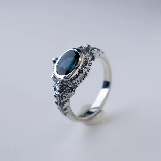 Reverie Ring // London Blue Topaz Buff Top (MTO)