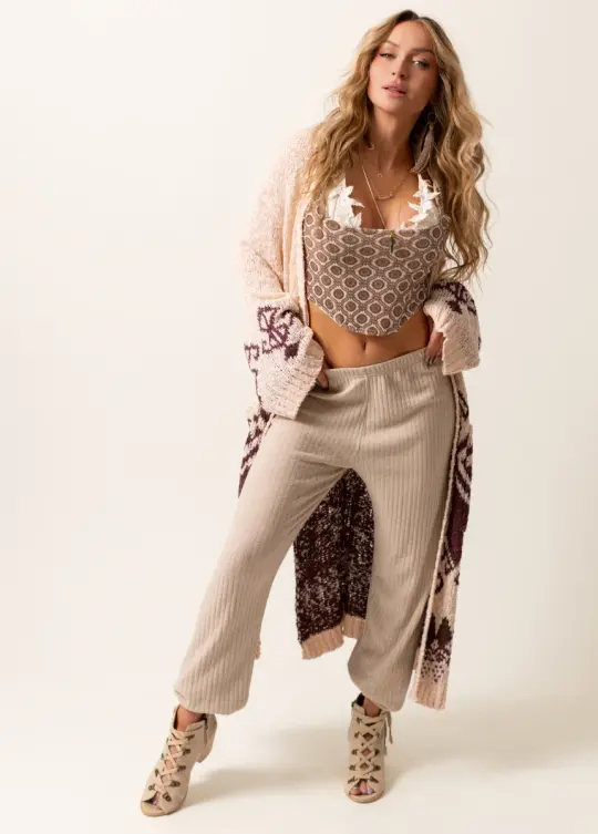 Aysha Pants in Taupe