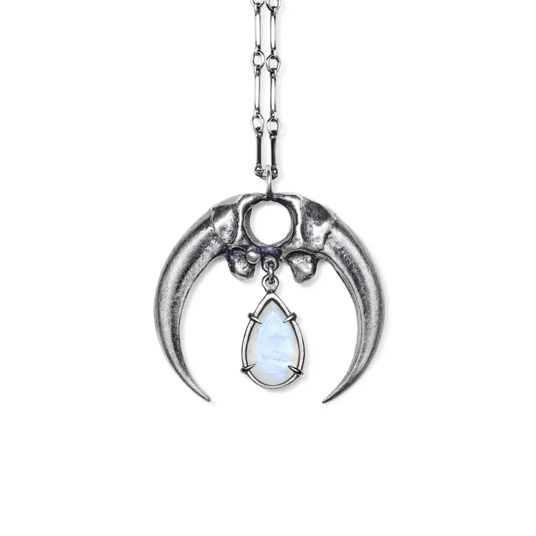 Hecate's Diadem. Moonstone Necklace.