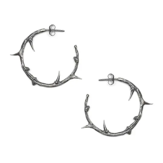 The Guardian Earrings. Sterling Silver.