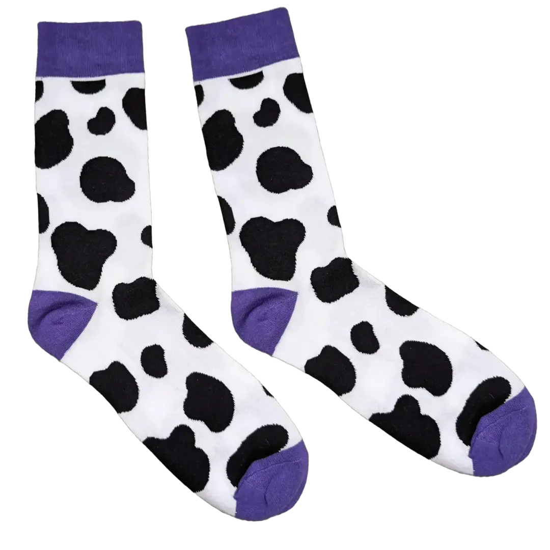 Big Moo'd Cow Socks