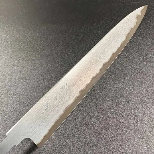 Tetsujin Hamono Blue #2 Metal Flow Sujihiki 240mm – Blade Only