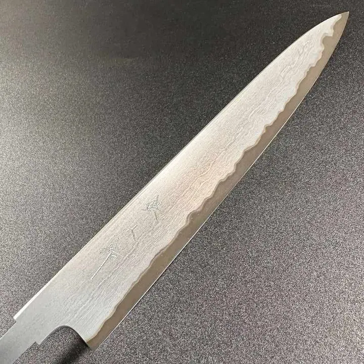 Tetsujin Hamono Blue #2 Metal Flow Sujihiki 240mm – Blade Only