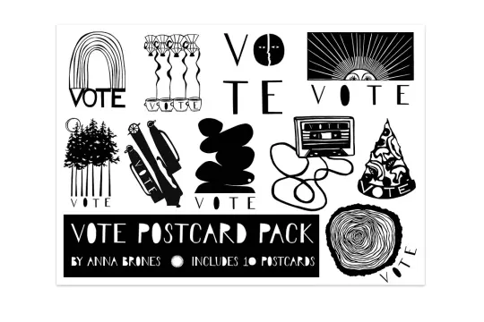 "Vote" Postcard Pack