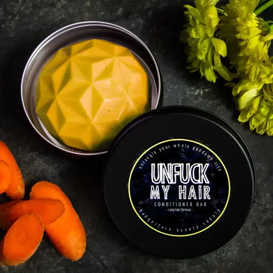 Conditioner Bar for Curly Hair.