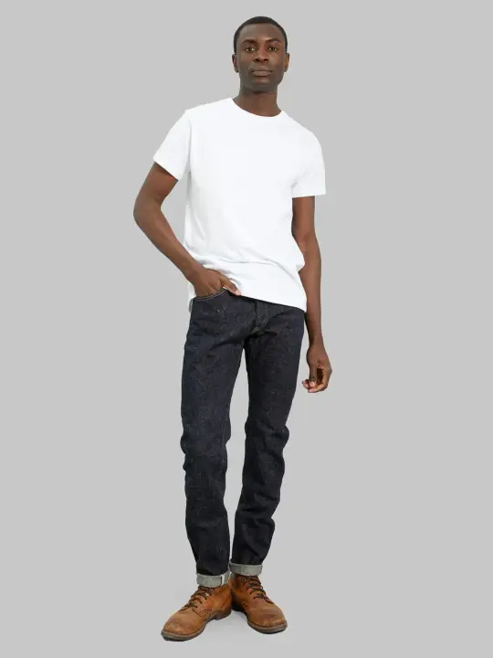 ONI Denim 902DIZR "Dark Indigo Secret Denim" 20oz High Rise Relaxed Tapered Jeans