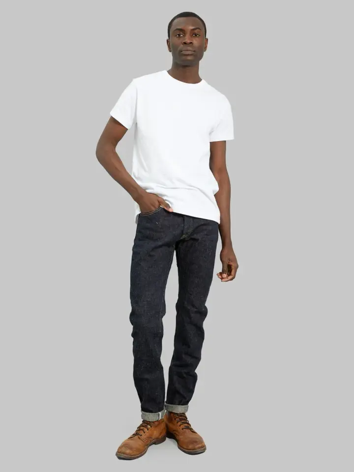 ONI Denim 902DIZR "Dark Indigo Secret Denim" 20oz High Rise Relaxed Tapered Jeans
