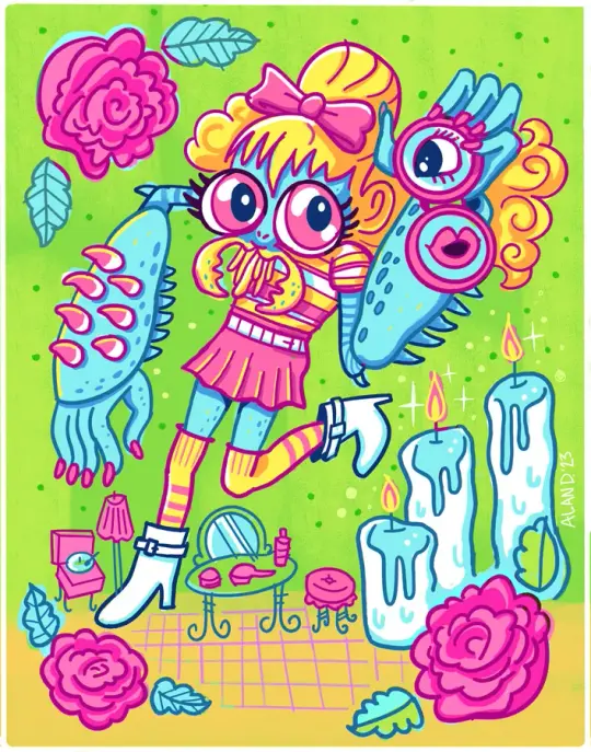 Kaiju Pretty - Art Print