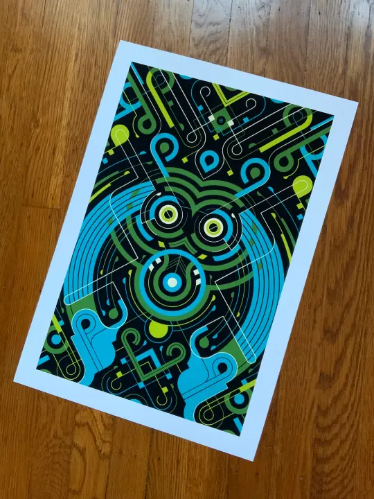 Machine Elf 4 Print