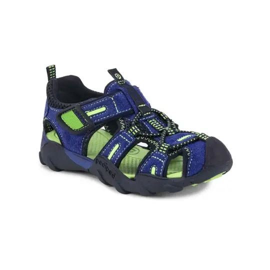 Flex Canyon Blue Lime Adventure Sandals