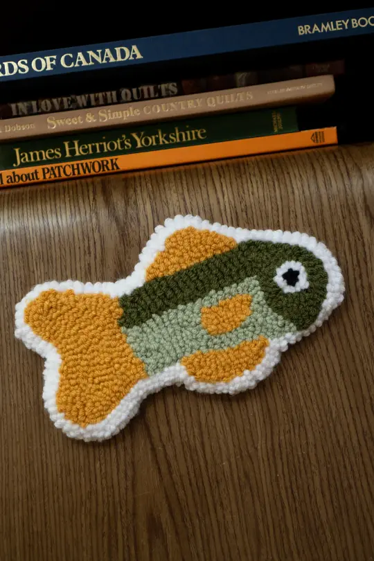 Tufted Fish Wall Hanging