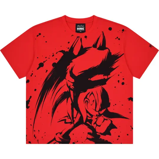 Knuckles Front Print Tee