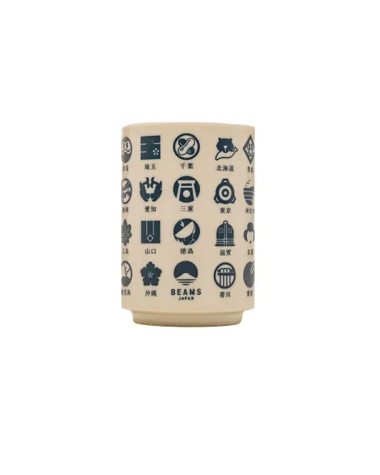 Beams Japan Sushi Teacup 'Todofuken' Indigo