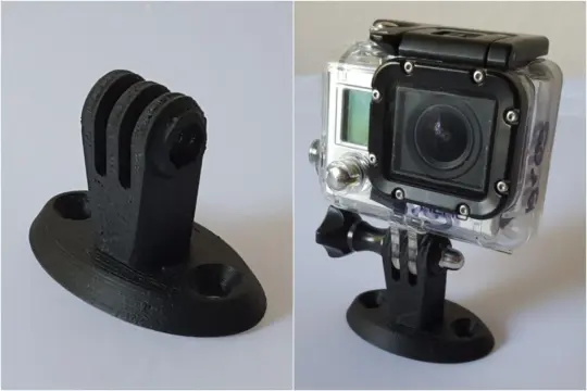 NA NB Miata GoPro Mount on Sun Visor Blanking Plate