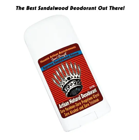 Supreme Sandalwood Science Natural Deodorant | Sport Strength