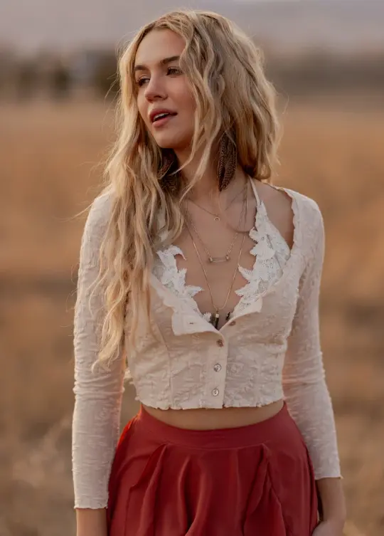 Aldina Top in Shell