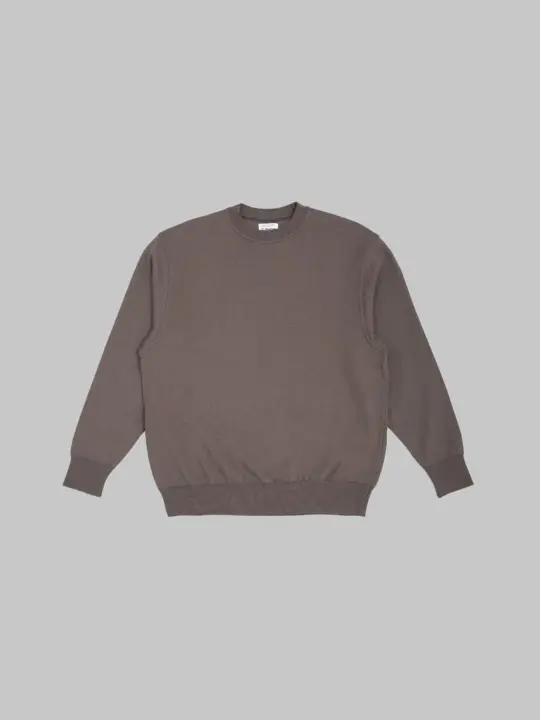 Yonetomi Wave Cotton Knit Pullover Grey