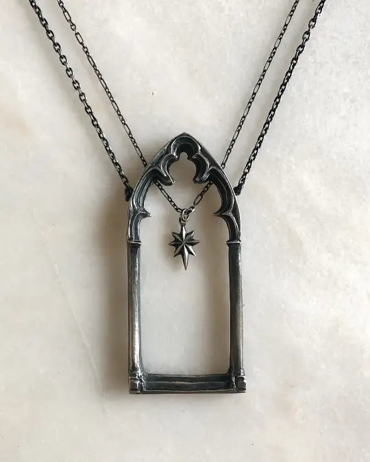 The Open Window Necklace // Large Window (RTS)