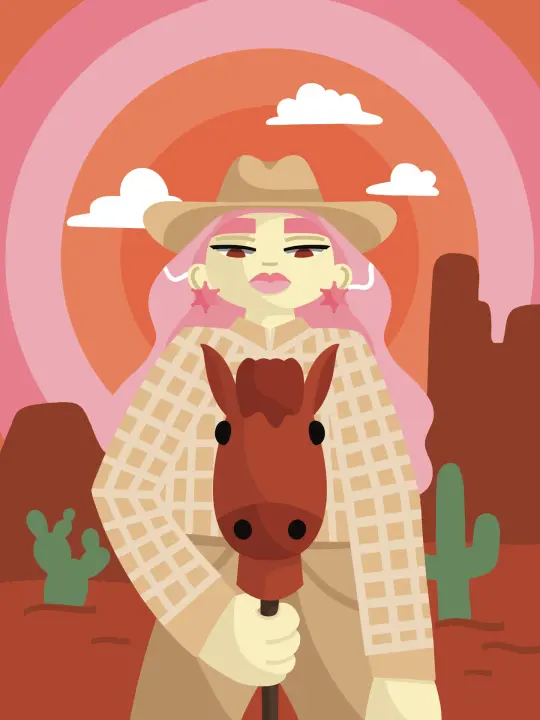Cowgirl Print