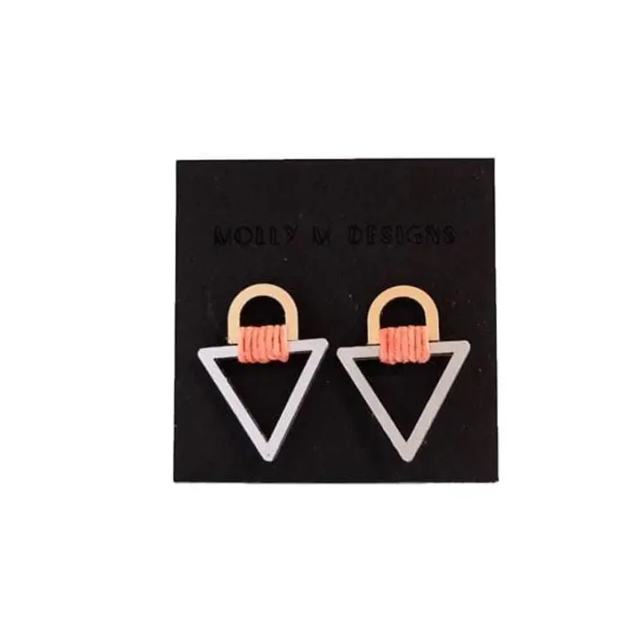 Tab Triangle Stud 1 Earrings