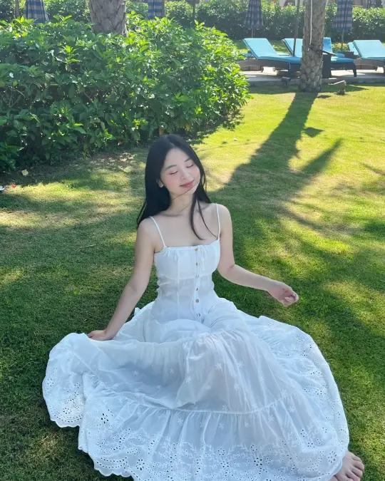 Gentle Lace Women's Prom Gown White Waist Fitted Maxi Evening Dress Birthday Dress — Fall Outfit 2026 New RS3237