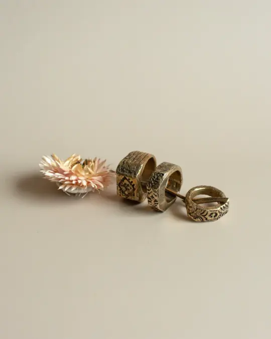 Bronze “GLOVRE” ring - size 9/49/J
