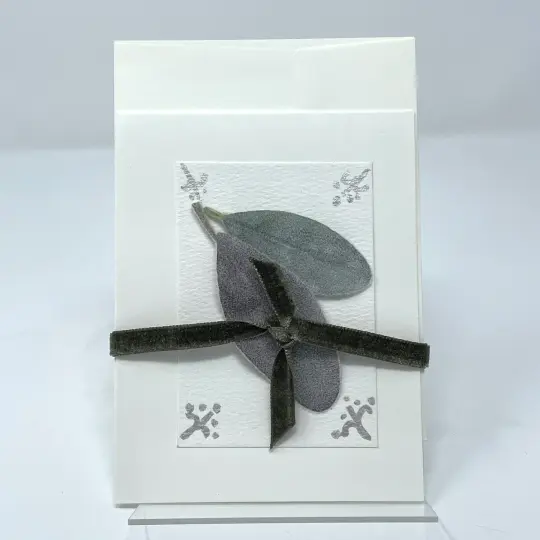 Botanicals Collaged Card