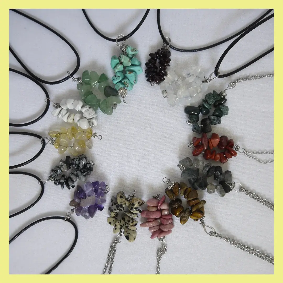 Crystal necklaces